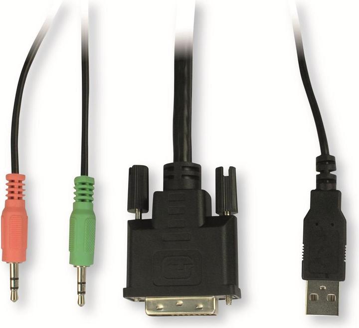 Immagine prodotto Intertech KVM KVM-AS-41DA 4x DVI-I 8x 3pin 3.5mm jack 2x USB