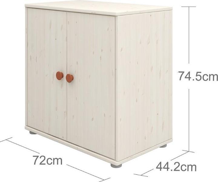 Image du produit Flexa Commode Classic avec 2 portes (72 x 44.5 x 74.5 cm)