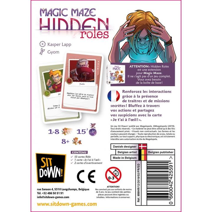 Image du produit Sit Down! Magic Maze - Rôles cachés (Français)