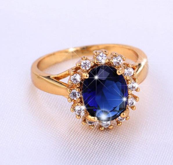 Produktbild Hermex Gold Ring RGP mit Zirkonia - Gold Gr. 57 (57)