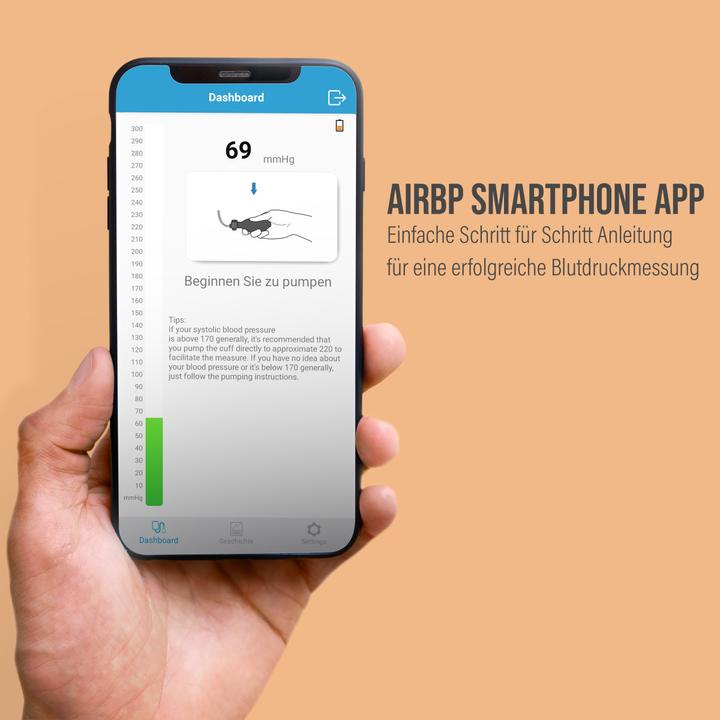 Actual product image Pulox AirBP Blood Pressure Monitor (Blood pressure monitor upper arm)