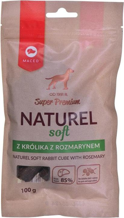 Actual product image Maced Super Premium Naturel Soft Rabbit with Rosemary - Dog Treat - 100g (Senior, 1 pcs., 100 g)