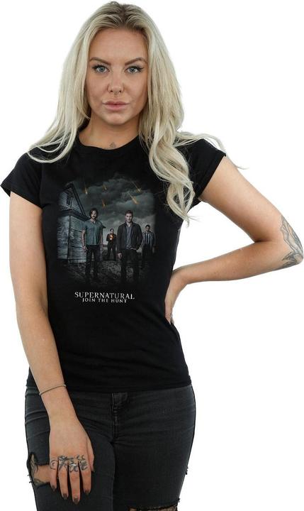 Produktbild Supernatural Womens/Ladies Join The Hunt Meteor Shower Cotton T-Shirt (XXL)