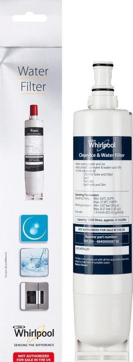 Productafbeelding Whirlpool C00424824 Koelkastonderdeel & Accessoires Waterfilter Blauw, Wit (1 x)