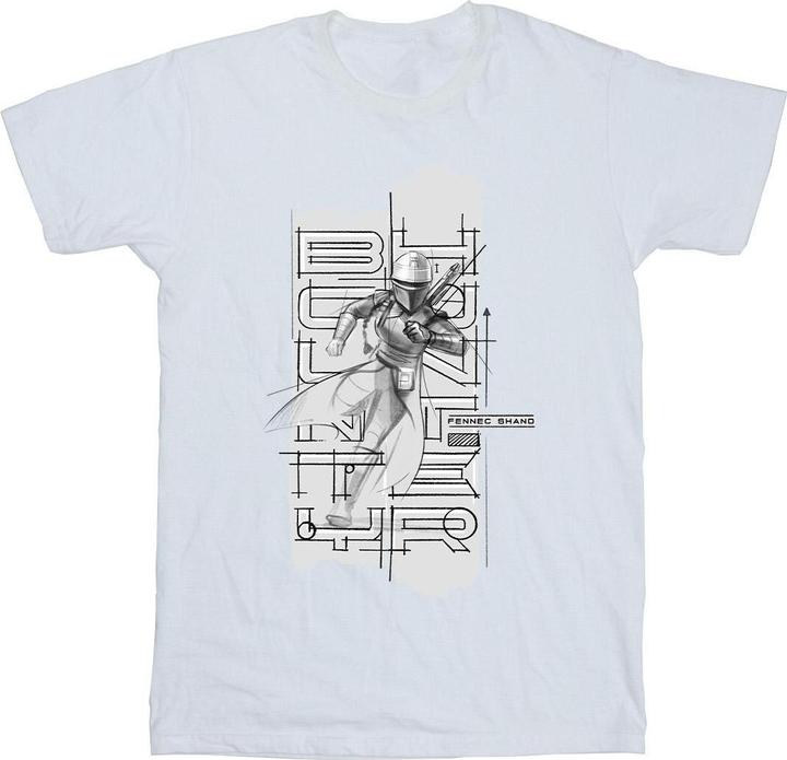 Produktbild Star Wars The Book Of Boba Fett Fennec Illustration TShirt (3XL)