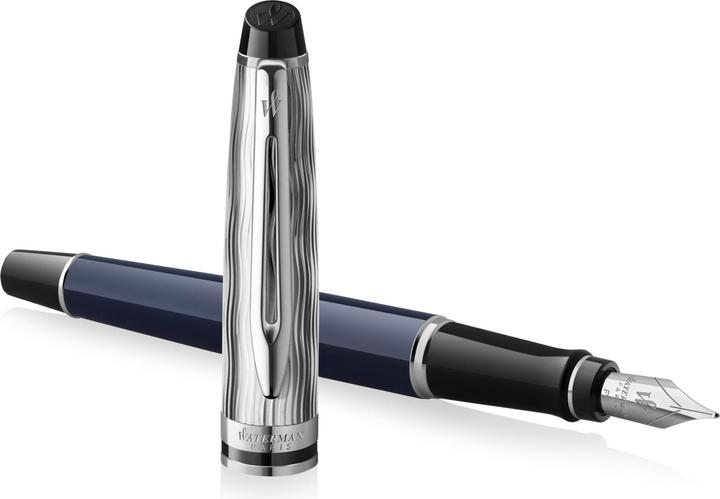 Produktbild Waterman Füller Expert DeLuxe C.C Deep Lacquer F (Blau, Blue, 1 x)