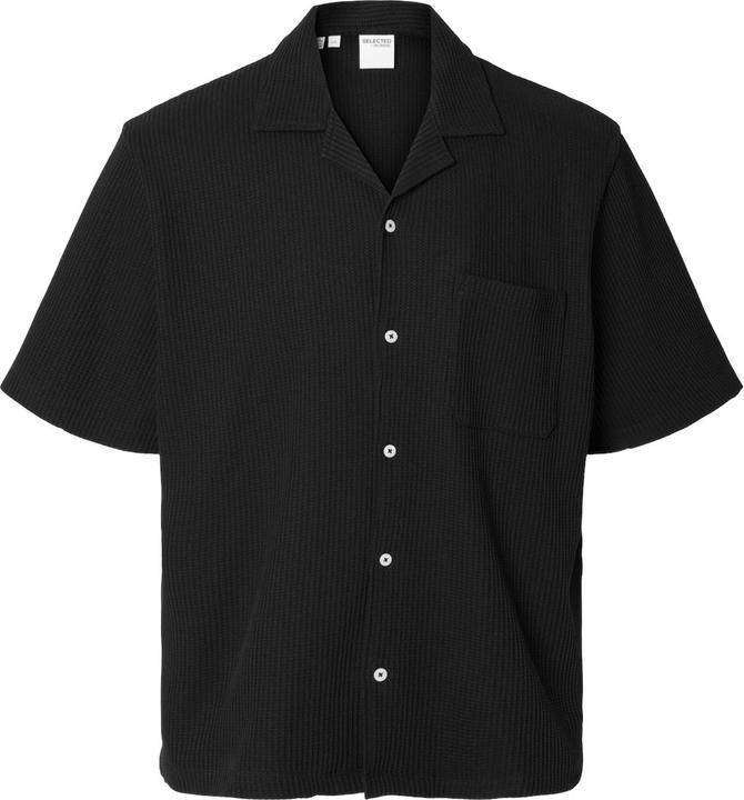 Selected Homme Waffelstruktur Kurzarmhemd