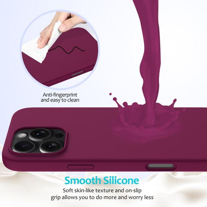 Actual product image MU Classic Liquid Silicone Series (Apple iPhone 16 Pro)