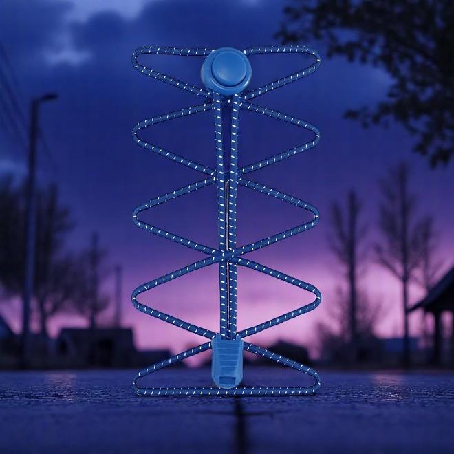 Immagine prodotto LaceGodZ 1 Paar ReflectLite Series elastische, reflektierende Schnürsenkel (100 cm)