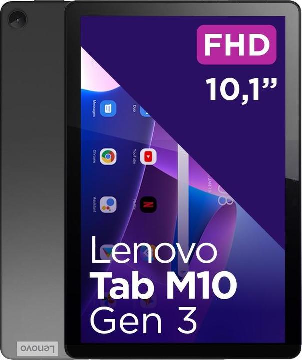 Actual product image Lenovo Tab M10 (3rd Gen) (WLAN only, 10.10", 64 GB, Dual Tone Storm Gray)
