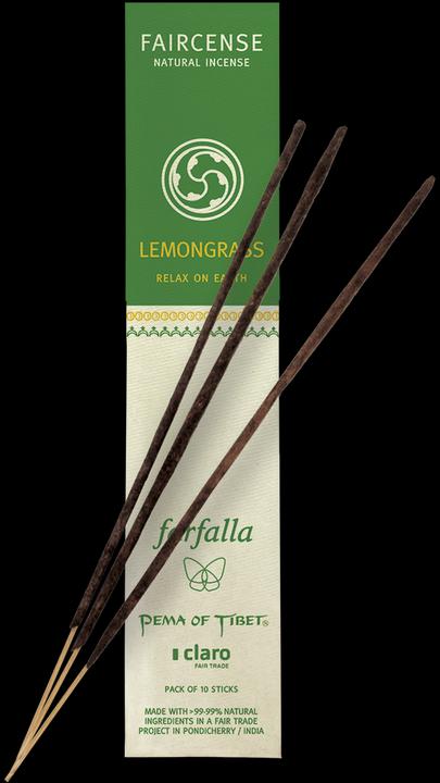 Immagine prodotto Farfalla Bastoncini d'incenso - Lemongrass/Relax on Earth - Bastoncini d'incenso Faircense