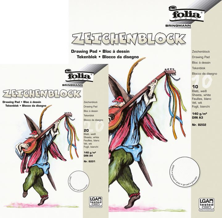 Actual product image Folia Drawing Paper Block (A4, Soft cover)