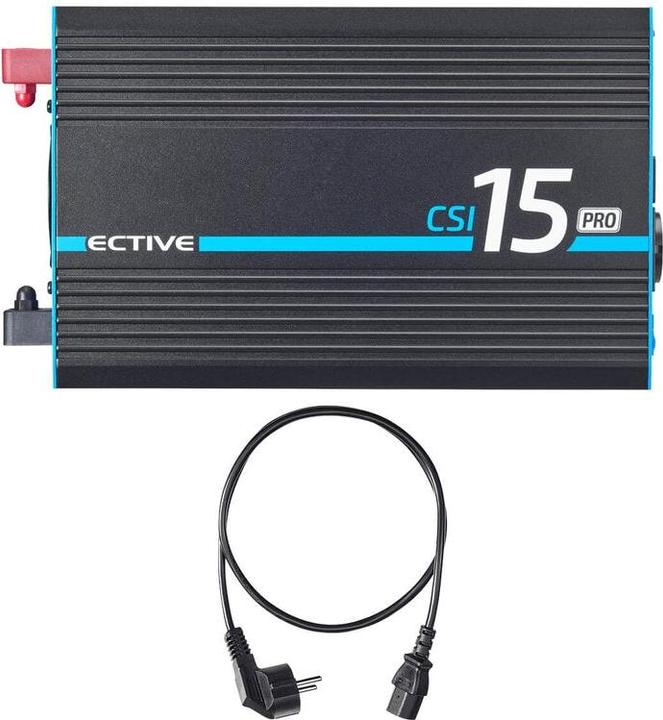 Actual product image Ective CSI 15 PRO 1500W/12V sine wave inverter with mains priority circuit and charger