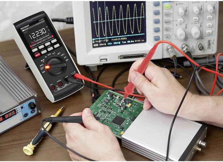 Actual product image Voltcraft VC891 Hand-held multimeter digital data logger CAT III 1000 V, CAT IV 600 (CAT III 1000V, CAT IV 600V)