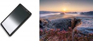 Actual product image H&Y Magnetic grey graduated filter ND8 Soft Series K 150x100mm (15000 mm, Neutral density filter)