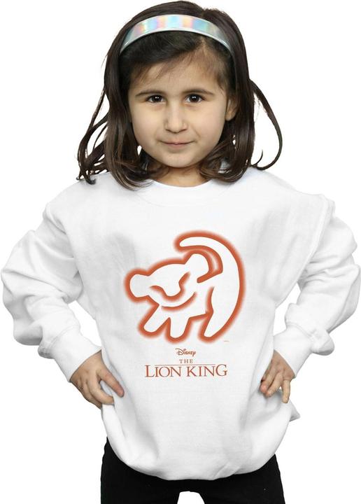 Actual product image Disney Girls The Lion King Cave Drawing Sweatshirt (128)