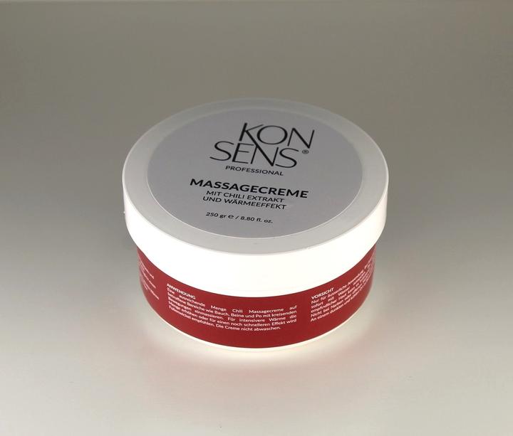 Actual product image Konsens Chilli massage cream - 250g