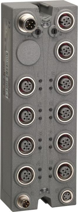 Schneider Electric CANopen-Schnittstellenblock, IP67, 16 E/A, M12 TM7NCOM16A