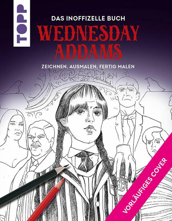 Produktbild Das inoffizielle Wednesday Zeichnen- und Kreativ-Buch (Deutsch, Gecko Keck, 2023)