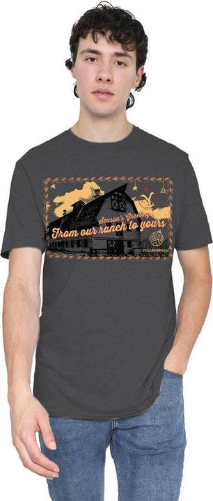 Immagine prodotto Yellowstone Seasons Greetings From The Maglietta Natale Adulto Unisex (M)