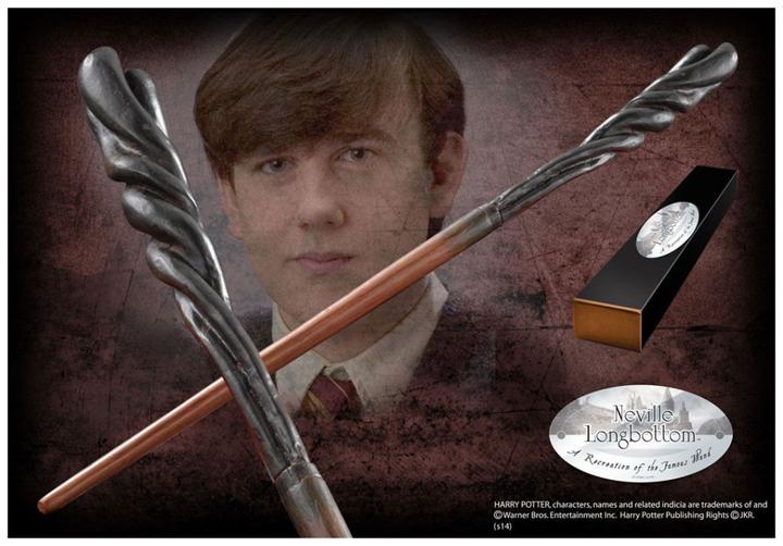 Actual product image Noble Collection Harry Potter Wand Neville Longbottom (Character Editio