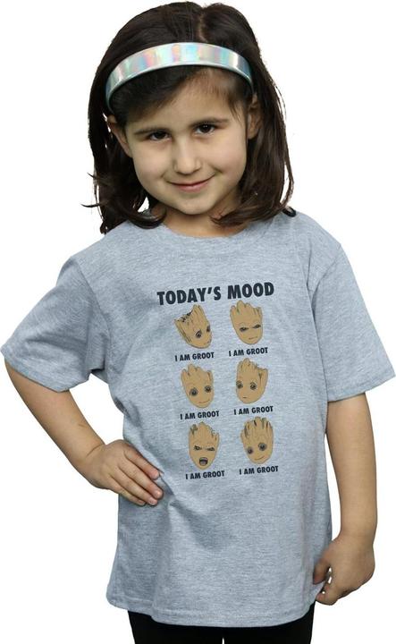 Immagine prodotto Guardians of the Galaxy Today's Mood Maglietta Baby Groot Ragazze (140, 146)