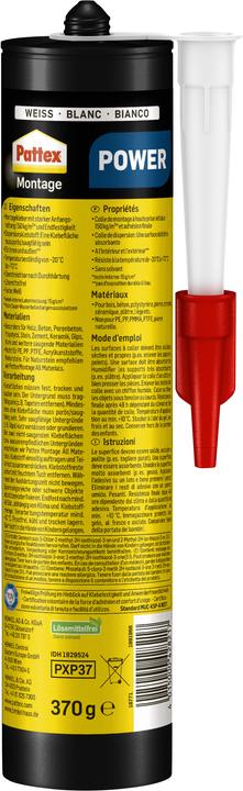 Actual product image Pattex Assembly Power (370 g)
