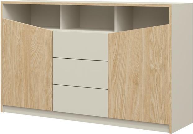 ADRK Furniture Chest of drawers with two doors Atson (145 x 40 x 91 cm)