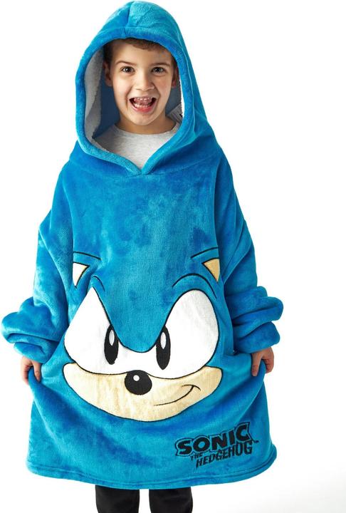 Produktbild Sonic The Hedgehog Kapuzendecke mit Kapuze Jungen (One Size)
