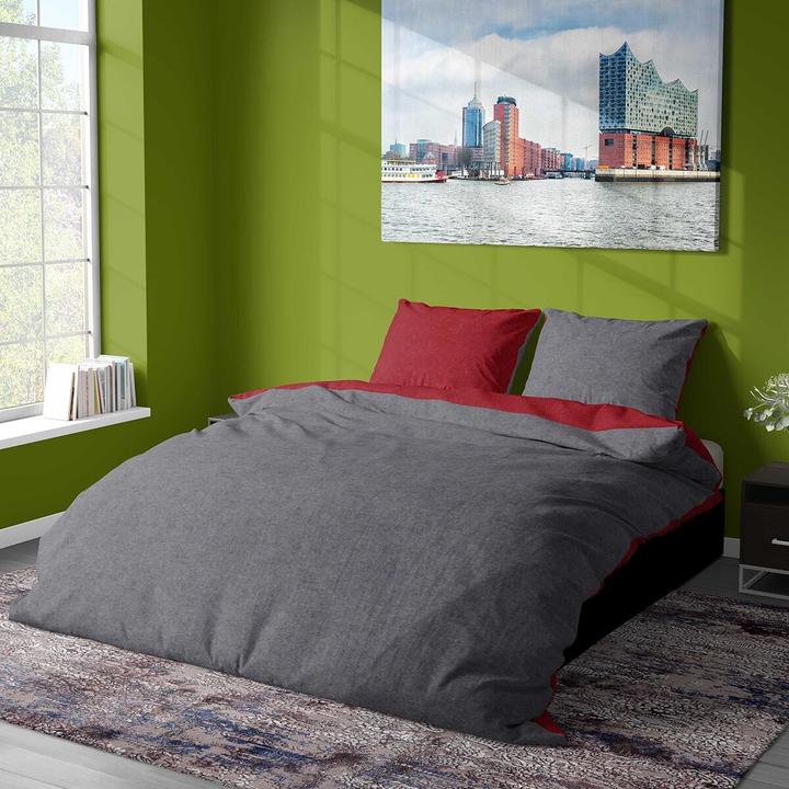 Actual product image Traumschlaf Melangebiber (Pillowcase, 40 x 80 cm)
