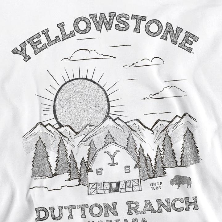Immagine prodotto Yellowstone Dutton Ranch Felpa Alba Adulto Unisex (XXL)
