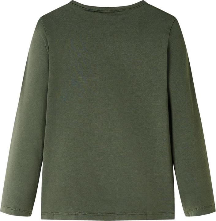 Produktbild VidaXL Kinder-Langarmshirt Khaki 116,Material: 95 % Baumwolle. 5 (116)