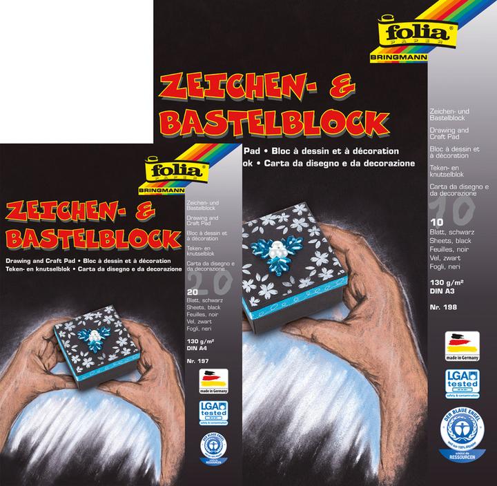 Produktbild Folia Zeichen- & Bastelblock (A3, Blanko, Harter Einband)