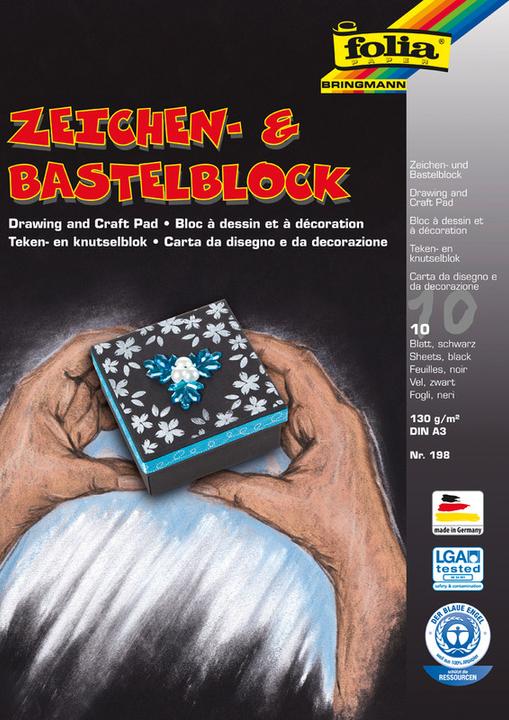 Produktbild Folia Zeichen- & Bastelblock (A3, Blanko, Harter Einband)
