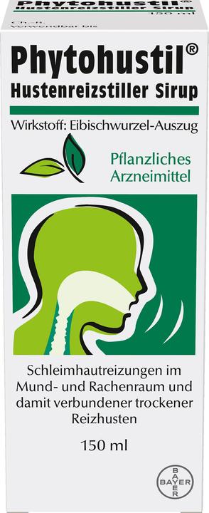 Produktbild Bayer Phytohustil Hustenreizstiller Sirup, 150 ml Lösung (1 Stück)