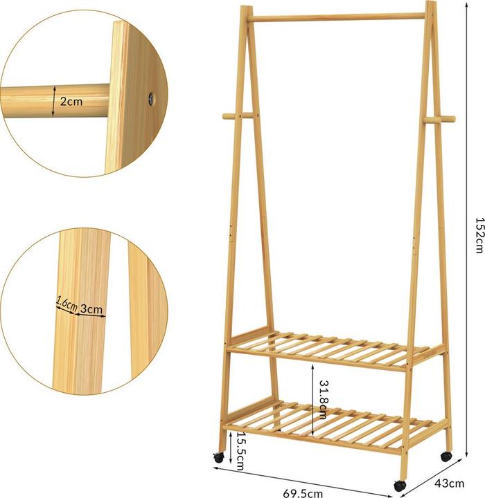 Produktbild Casaria Bambus