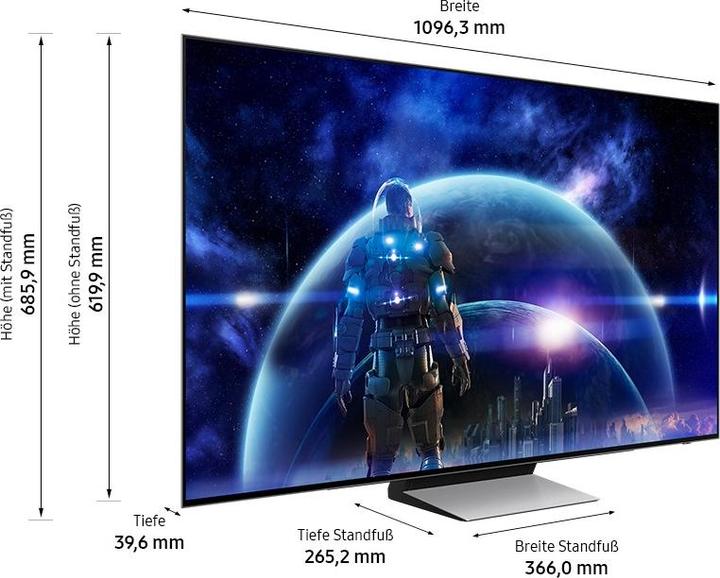 Image du produit Samsung TV GQ48S94DAEXZG 48 pouces, OLED 4K (48", OLED, 4K, 2024)