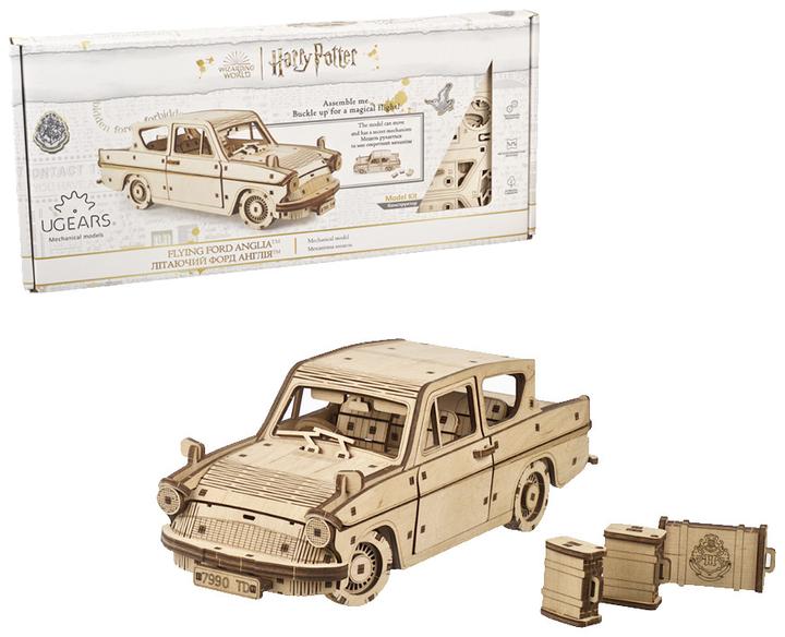 Actual product image Ugears Flying Ford Anglia