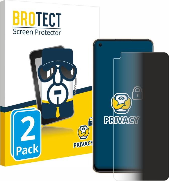 Actual product image BROTECT Privacy Protector (2 Piece, Oppo Reno 8)