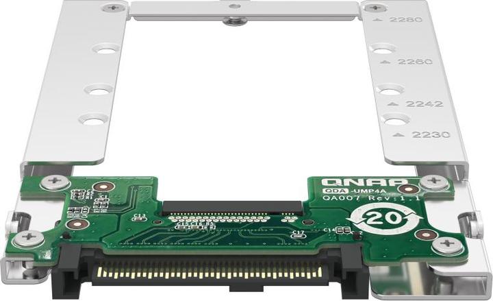 Produktbild QNAP QDA-UMP4A U.2 NVMe to M.2 NVMe SSD PCIe adapter 7mm