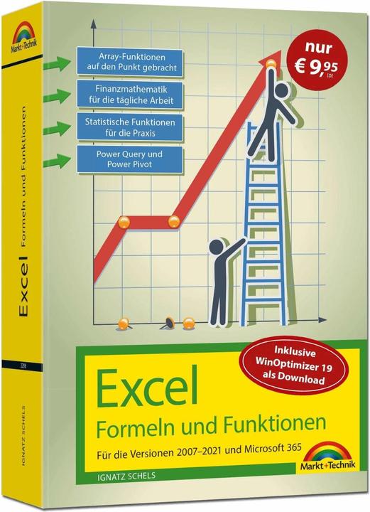 Immagine prodotto Excel Formeln und Funktionen für 2021 und 365, 2019, 2016, 2013, 2010 und 2007: Sonderausgabe inkl. (Tedesco, Ignatz Ostelli, 2023)