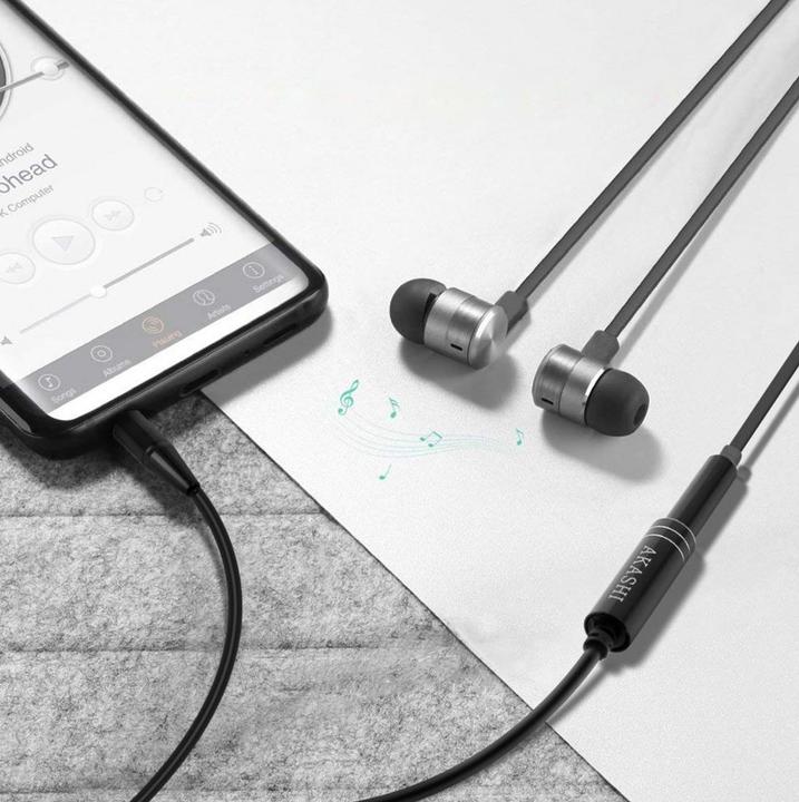 Actual product image Akashi 3.5mm / 3.5mm audio jack cable (1 m, 3.5mm jack (AUX))