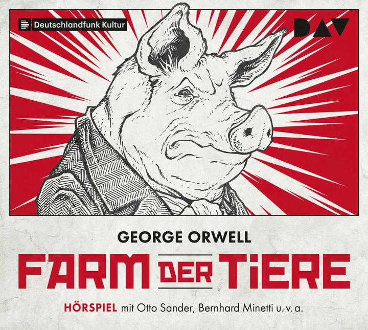 Image du produit La ferme des animaux (George Orwell, Otto Sander, Bernhard Minetti, Michael Walter, Allemand)