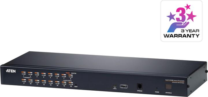 Produktbild Aten KH1516AI: 16 Port Cat-IP KVM-Switch