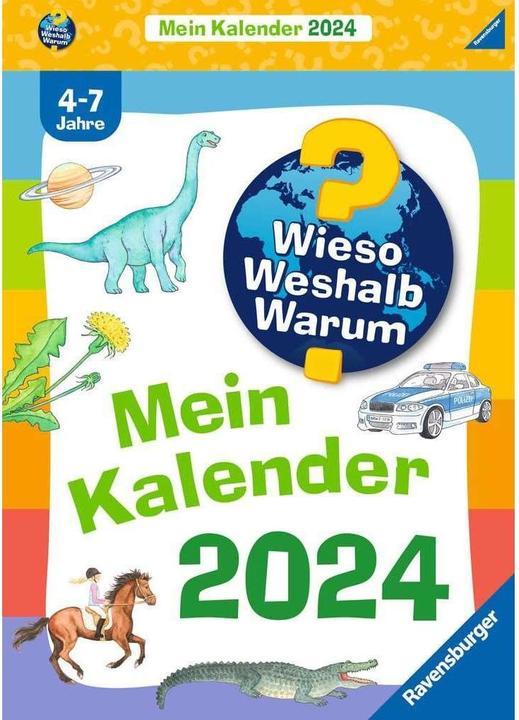 Produktbild Ravensburger Wieso? Weshalb? Warum?: Mein Kalender 2024 (Deutsch, Dela Kienle, 2023)