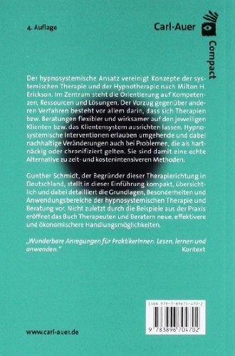 Produktbild Einführung in die hypnosystemische Therapie und Beratung (Deutsch, Gunther Schmidt, 2020)