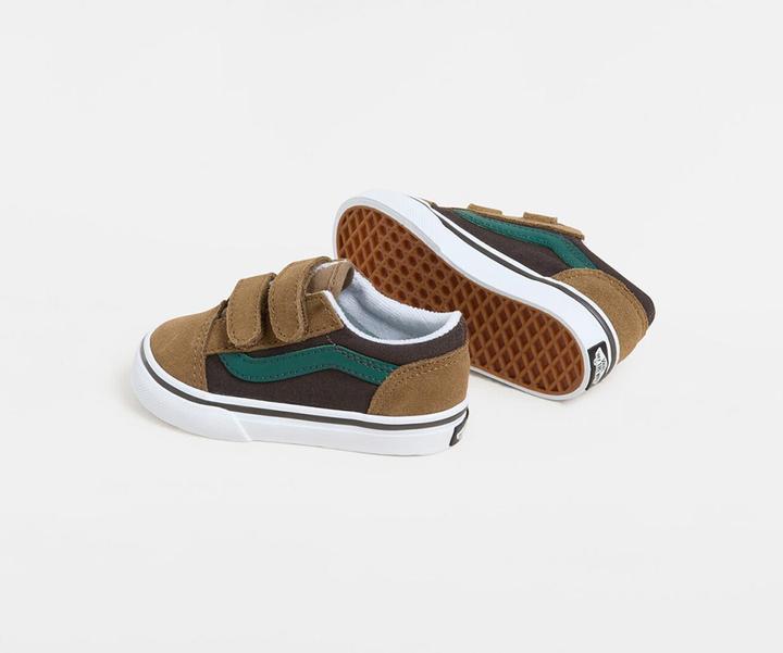 Produktbild Vans Old Skool V COLOR BLOCK BROWN/MULTI (22.5)