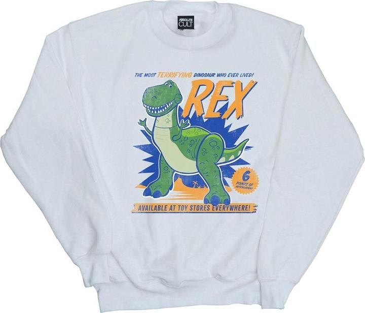 Disney Toy Story 4 Rex Terrifying Dinosaur Sweatshirt Jungen