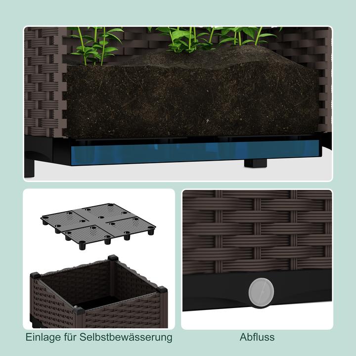 Actual product image Relaxdays Planter
