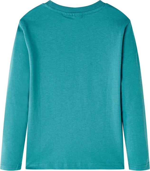 Image du produit VidaXL T-shirt manches longues enfant bleu foncé 116,Matière : 100 (116)